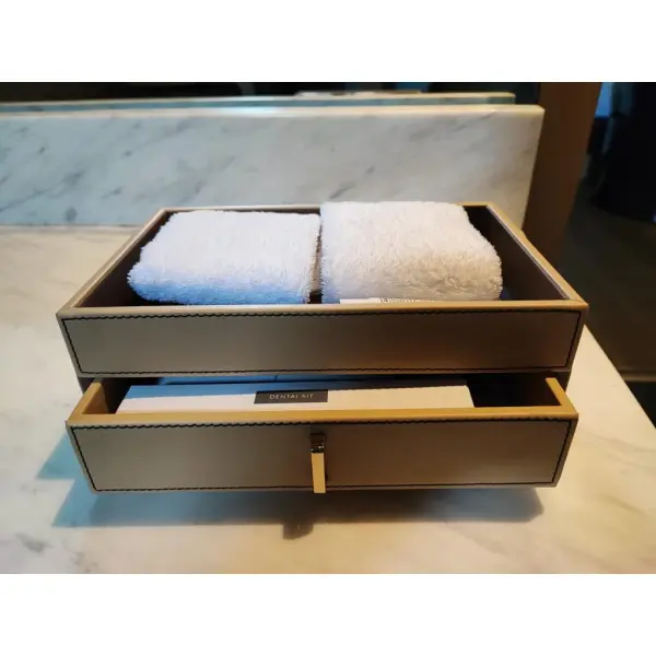 Drawer Leather Keepsake Box