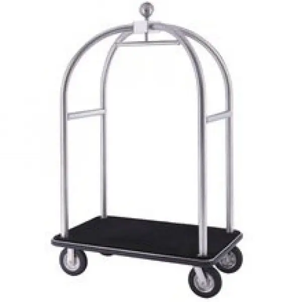 Luggage Trolley Silver