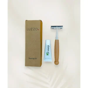 Luzzo Bamboo Shaving Kit with Eco Craft Box