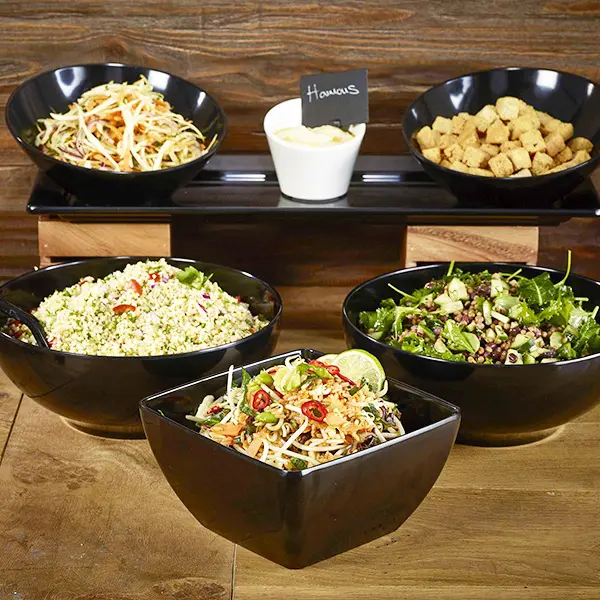 Buffet Bowls Black Melamine