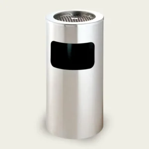 B33 - Garbage Can (Side Open) with Ash Tray on Top