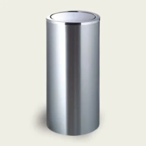 B45A - Garbage Can with Swing Lid (Stainless Steel)